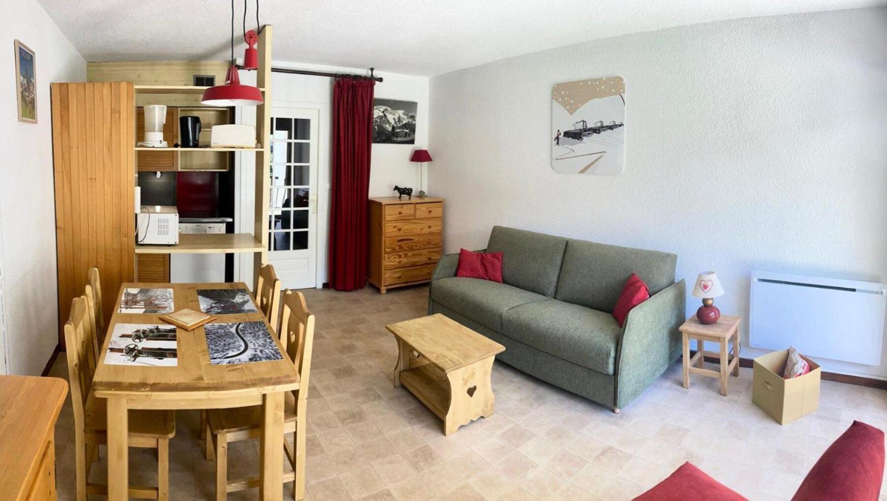 Residence Le Praz - Studio Cabine 4 Personnes 2 Expose Sud Mae-8764 Valloire Luaran gambar